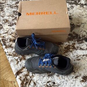 Merrell Black and Blue Sneakers